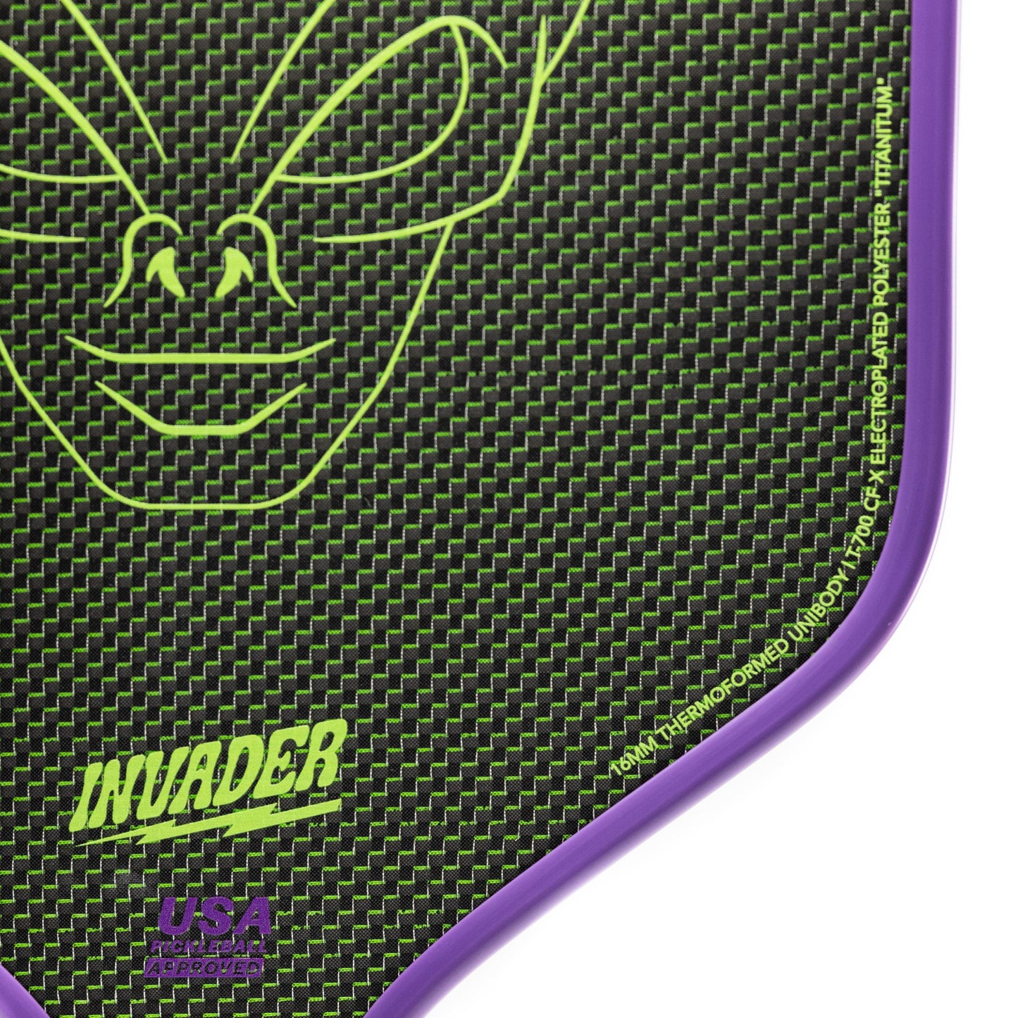 The Invader 16mm Pickleball Paddle