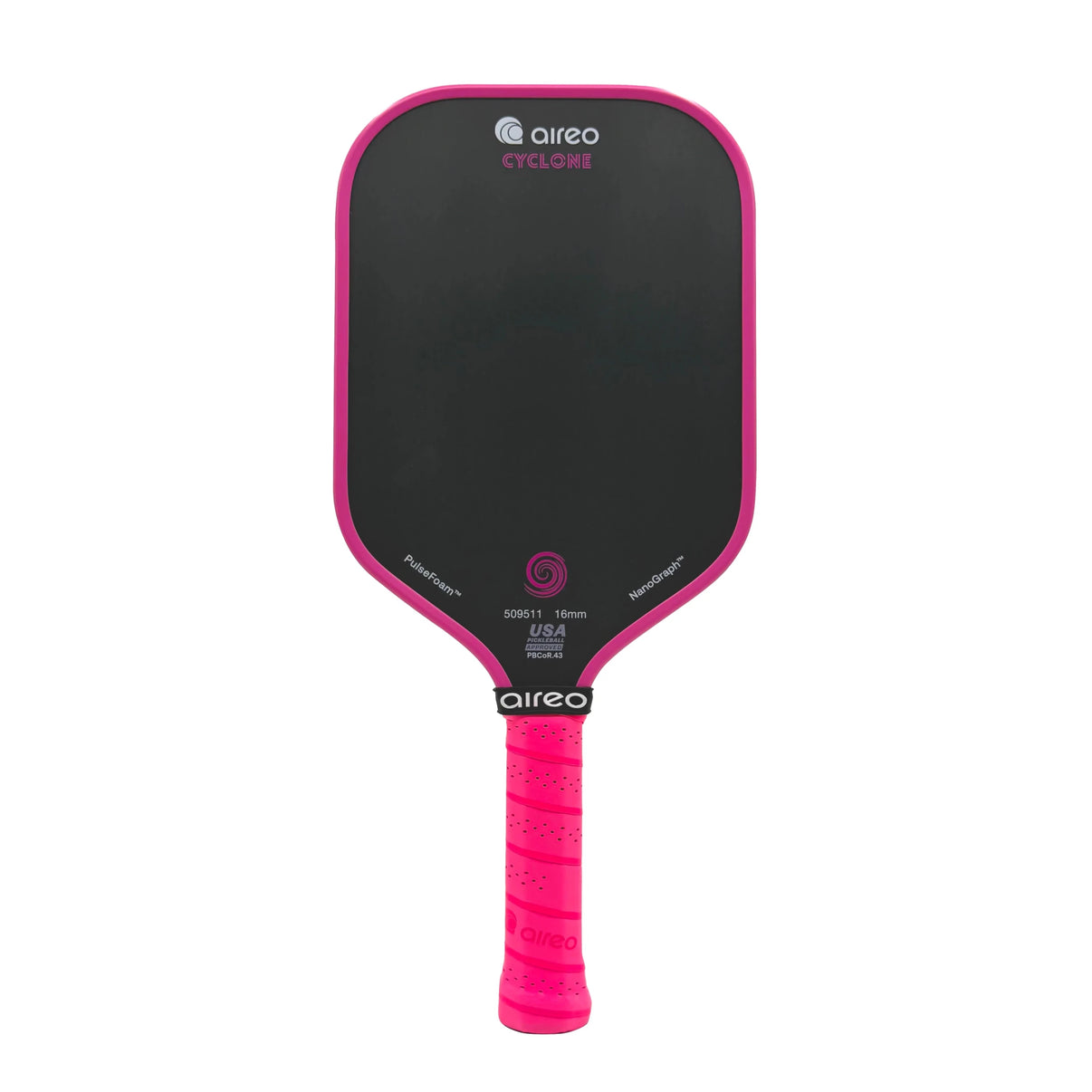 AIREO Cyclone 16mm Pickleball Paddle Nano Graph Grit Surface with Pulse Foam Power Core for Pro Level Performance (Copy) - Unlimited Pickleball Zone