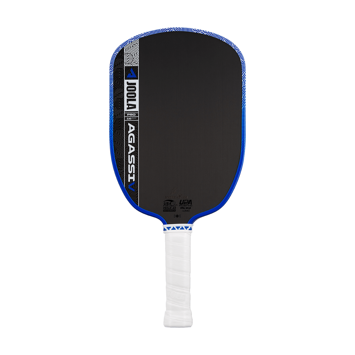 JOOLA Agassi Pro V Andre Agassi Royal Blue 16mm Pickleball Paddle - Unlimited Pickleball Zone