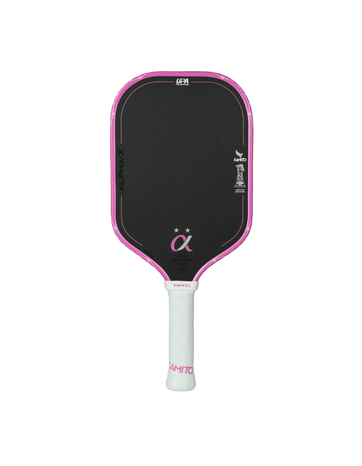 Kamito Alpha X Hanoi Cup 2026 Limited Edition Pickleball Paddle Raw Carbon Fiber Power, Spin & Control - Unlimited Pickleball Zone
