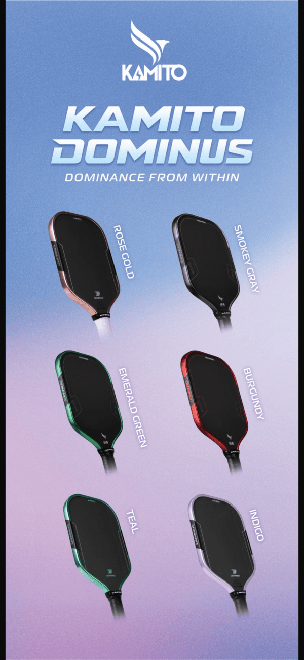 Kamito Dominus 16mm Raw Carbon Fiber Pickleball Paddle Elite Power & S ...