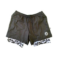 Mens 2-1 Compression Solid Black Panda 7 Mens 2-1 Compression Solid Black Panda 7