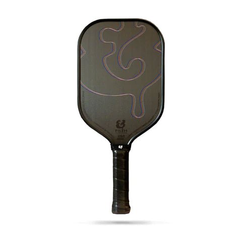 The Filth 16mm Pickleball Paddle- Black on Black - Unlimited Pickleball Zone