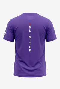 Unlimited Pickleball Performance T-Shirt (Unlimited Purple) Comfortable Pickleball Activewear Tee - Unlimited Pickleball