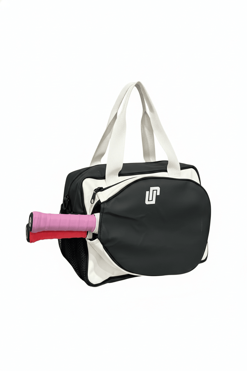 UP CourtCraft™ PU Leather Pickleball Tote - Unlimited Pickleball Zone
