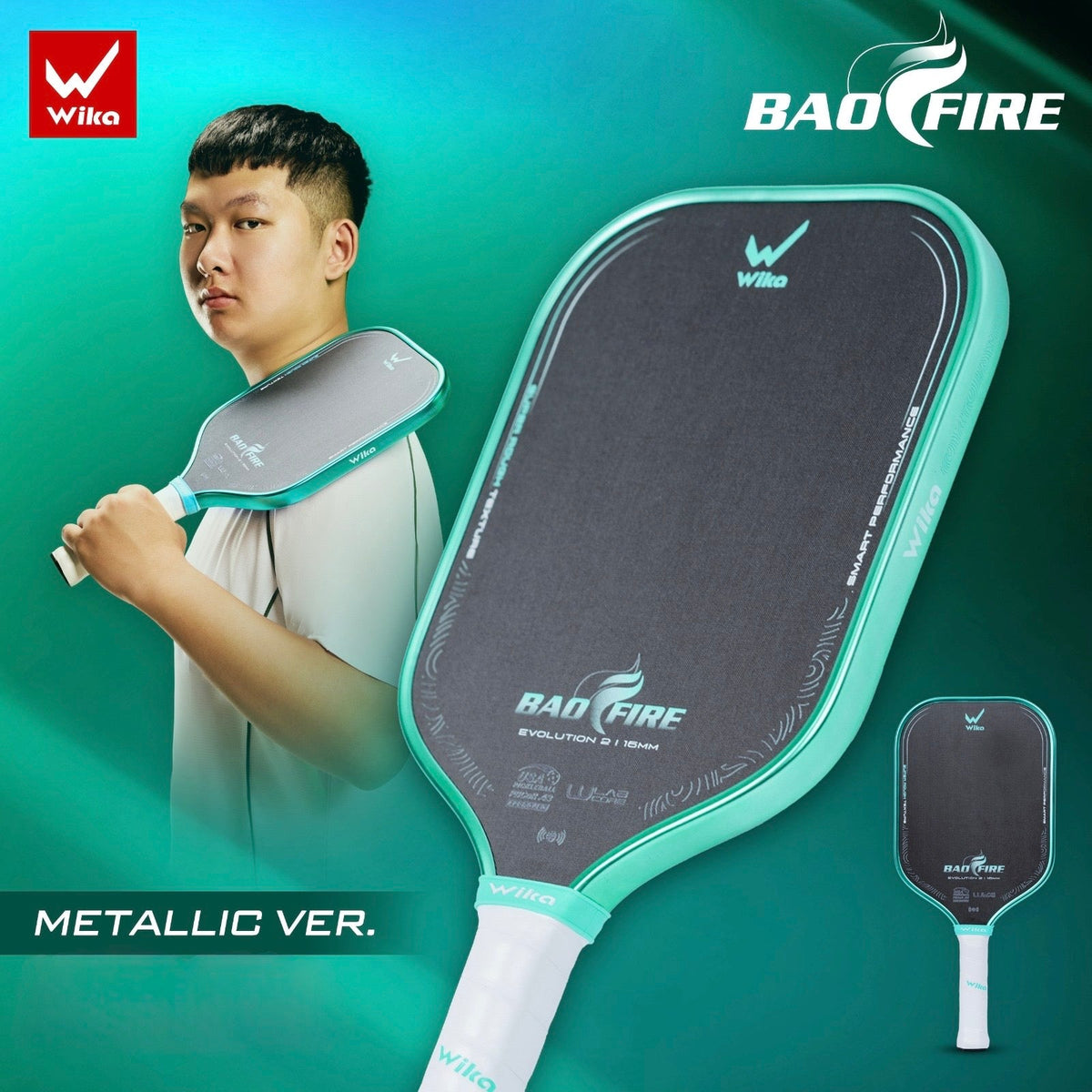 Wika BaoFire 2 Pickleball Paddle | Bao Duong Signature Power ...